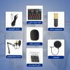 ⁦طقم البودكاست المحترف + 2 لوحات اضائة ثلاثية الابعاد LED⁩ - الصورة ⁦2⁩