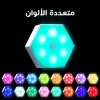 ⁦عرض 2 لوحات اضاءة  ثلاثية الابعاد LED⁩ - الصورة ⁦2⁩