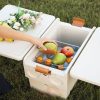 ⁦ثلاجة و ترابيزة قابل للطي 2 في 1 للتخييم⁩ - الصورة ⁦2⁩