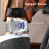 ⁦ساعة رجالي بسوار معدن فضي⁩ - الصورة ⁦2⁩