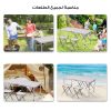 ⁦• مجموعة طاولة تخييم قابلة للطي مع كراسي⁩ - الصورة ⁦5⁩